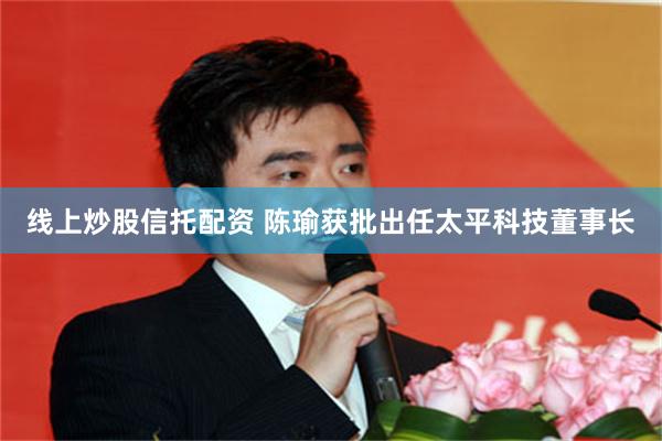 线上炒股信托配资 陈瑜获批出任太平科技董事长